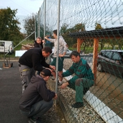 Oprava oplocení víceúčelového hřiště 2019